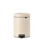 Brabantia Newicon Çelik Pedallı 5 lt Bej Banyo Çöp Kovası