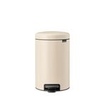Brabantia Newicon Çelik Pedallı12 lt Bej Banyo Çöp Kovası