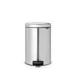 Brabantia Newicon Fpp Matt Steel Pedallı 20 lt Gri Mutfak Çöp Kovası