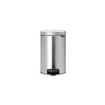 Brabantia Newicon Matt Steel Pedallı 12 lt Çöp Kutusu