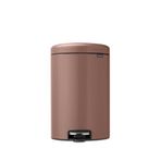 Brabantia Newicon Satin Taupe Pedallı Çelik 20 lt Kahverengi Mutfak Çöp Kovası