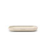 Brabantia - Renew Sabunluk - Kaymaz Tabanlı Sabunluk - Kaburgalar Sabunu Kuru Tutar - Kaymaz Taban - Korozyona Dayanıklı - Banyo Aksesuarı - Yumuşak Bej - 14 x 8 cm