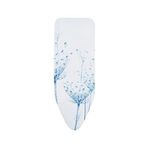 Brabantia ütü masası örtüsü C, 124 x 45 cm, komple set, pamuk, pamuk çiçek, 0,8 x 45 x 124 cm