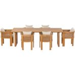 Braga 6 Kişilik Yemek Odası Takımı Natural
