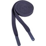Braided Flat Polyester Drawstring Cord Multicolor 1.2cm x 140cm for Hoodie Sweatpants(Deep Grey)