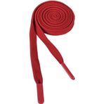 Braided Flat Polyester Drawstring Cord Multicolor 1.2cm x 140cm for Hoodie Sweatpants(Red)