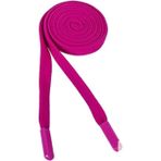 Braided Flat Polyester Drawstring Cord Multicolor 1.2cm x 140cm for Hoodie Sweatpants(Rose Red)