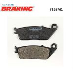 Braking 716Sm1 2014-2018 Honda Cbr 650 F Uyumlu Ön Fren Balatası Yarı Metalik Balata