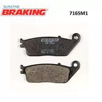 Braking 716Sm1 2017-2023 Kawasaki Versys X300 Uyumlu Ön Fren Balatası Yarı Metalik Balata
