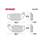 Brakıng Yarı Metalik 965SM1 Cf Moto Nk 250 Hero Xpulse Honda Cbr 125 R Crf 250 L