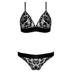 Bralet-String iç çamaşır takım DS20096BRT SIYAH