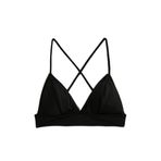 Bralet Üçgen Bikini Üstü Çapraz Askılı Kaplı