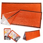 BRAMBLE - 2 Premium Acil Durum Uyku Tulumu - Bivouac Çantaları - Survival Termal Battaniye
