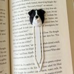 Brand House 3D Border Collie Köpek Tasarımlı Kitap Ayracı Çok Renkli Dekoratif Ayraç - 1 Adet