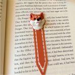 Brand House 3D Shiba Köpek Tasarımlı Kitap Ayracı Çok Renkli Dekoratif Ayraç - 1 Adet