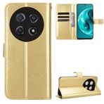 BRAND SET Huawei nova 12i Koruma Kılıfı Cüzdan Deri Kapaklı Kılıf Güvenli Bakır Tokalı Kapatma Kilidi ve Braket İşlevli Huawei nova 12i (Altın)