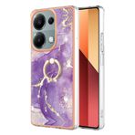 BRAND SET Xiaomi Poco M6 Pro Kaplama Mozaik, Halka Silikon Yumuşak Kılıf Her Şey Dahil Kaymaz ve Darbeye Dayanıklı Koruyucu Kılıf Xiaomi Poco M6 Pro-002 için