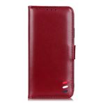 BRAND SET Xiaomi Redmi Note 11 için Telefon Kılıfı Cüzdan Kılıf Deri Kapaklı Darbeye Dayanıklı Kılıf Güvenli Manyetik Kapatma Kilidi ve Destek Fonksiyonu, Xiaomi Redmi Note 11 için Uygun (Şarap