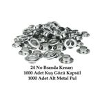Branda Kenarı 24 No Sac Pullu Kuş Gözü Kapsülü 1000 Takım Kuşgözü (397710633)