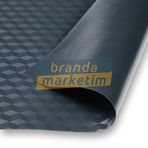 Branda Marketim Antrasit 3D Blockout PVC Pergola Branda Kumaşı