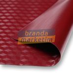 Branda Marketim Bordo 3D Blockout PVC Pergola Branda Kumaşı