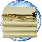 Brandalar, Ağır Hizmet Tipi Su Geçirmez Tarps 20x20ft - Güneş ve Yağmur Koruması için Dayanıklı Tente, Marinalar, Karavan, Dış Mekan Kullanımı için İdeal, 500 g/m², Ekstra Kalın ve Güvenilir