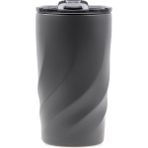 BrandCharger Çevre Dostu Içi Seramik Dışı Çelik Termos Bardak 400 ml - Siyah - 0,40 lt