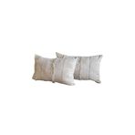 Brandhome Atelier Püsküllü Pullu Kırlent Krem 42 x 60