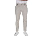BRANGO Erkek Düz Straight Fit Pantolon, Bej, 38 Beden