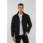 BRANGO Erkek Mont, Siyah, XL
