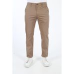 BRANGO Erkek Regular Fit Pantolon, Bej, 40 Beden