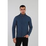 BRANGO Erkek Slim Fit Mont, İndigo, L