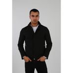 BRANGO Erkek Slim Fit Mont, Siyah, M Beden