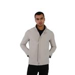 BRANGO Erkek Slim Fit Mont, Taş, XL