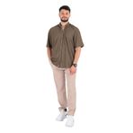 BRANGO Erkek Slim Fit Pantolon, Taş, 33 Beden