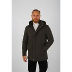 Brango Haki Mont - Kapşonlu, Slimfit, Kışlık - 2XL