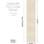 Brano 60X280 Duvar Paneli Lambiri Desen ,salon,duvar,tv Ünitesi-Açık Ahşap,kahverengi - 60 x 280 Cm