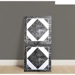 Brano Kendinden Yapışkanlı Duvar,banyo,tezgah Arası Kaplama 30 X 60 Cm Gri Damalı