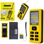 Branzeg Lazer Metre Dijital Ölçüm Cihazı Mesafe 80M Pil Hediyeli
