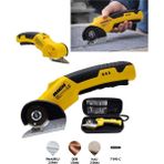 Branzeg Şarjlı Kumaş Kesme Makinesi 10 W Güç ile 100 mm Kesme Kapasitesi Pürüzsüz Kesim İçin