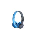 Branzino Wireless Bluetooth Kablosuz Extra Bass Radyolu Katlanabilir Kulaklık Mavi