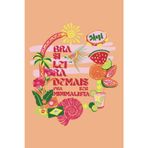 Brasileira demais para ser minimalista – Laranja: Undated 6x9 Dot Grid Notebook | 160 Pages for Journaling, Trackers, Goals and Creative Planning