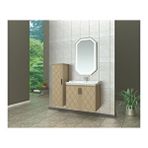 Brat Fesleğen 80 CM Boy Dolaplı Banyo Dolabı