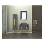 Brat Galanya 80 cm Boy Dolaplı Banyo Dolabı