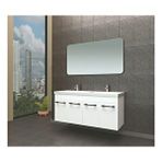 Brat Hatmi 120 cm Çift Lavabolu Banyo Dolabı
