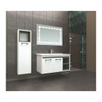 Brat Krizantem 100 CM Boy Dolaplı Banyo Dolabı