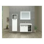 Brat Krizantem 80 CM Boy Dolaplı Banyo Dolabı