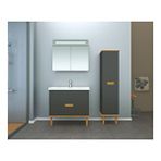 Brat Mine 80 cm Boy Dolaplı Banyo Dolabı