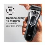 Braun 3 Serisi Tıraş Makinesi Yedek Başlığı 32B (Siyah) - standart
