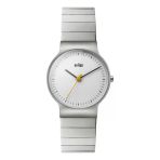 Braun Bayanlar İnce 3 İbreli Analog Quartz Saat, Beyaz Kadran Ve Paslanmaz Çelik Bileklik Ve 32Mm Kasa, Model Bn0211slbtl.